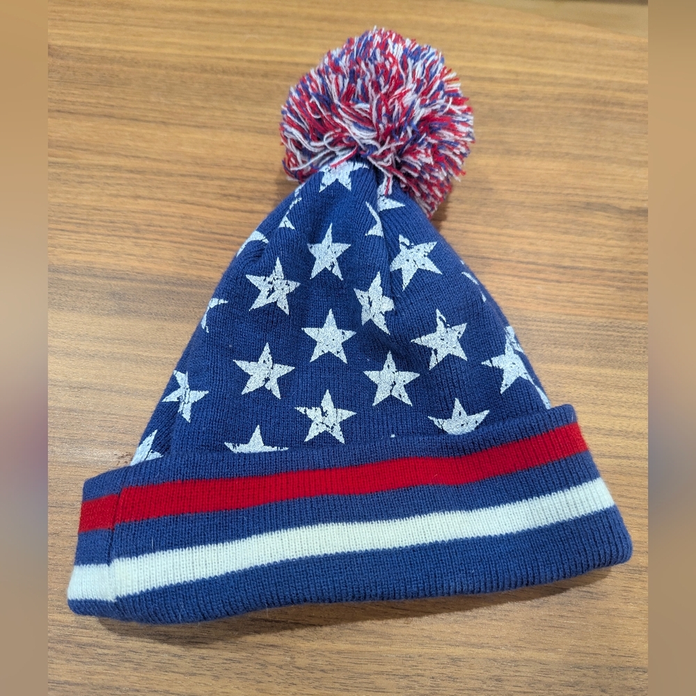 Kids Starry Blue Knit Beanie